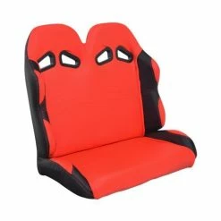 Wholesale 💯 Mon Ster Red 25-1/2" Double Seat For Go-Karts (Blemished) ✨ -Cheap karts Store e41 0077 1 3