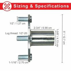 Best deal 😉 Mon Ster 4" X 4" Go-Kart Live Axle Hub With 1" To 3/4" Step-Down 🔔 -Cheap karts Store e41 8591 m1 nl