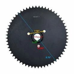 Best Sale ๐ Mon Ster Go-Kart Live Axle Sprocket - 40/41/420 Chain 60 Tooth With 1" Bore & 1/4" Keyway ๐งจ