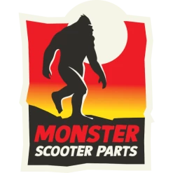 Promo ✔️ Monster Scooter Parts Sasquatch Sticker 🔔 -Cheap karts Store sundown squatch